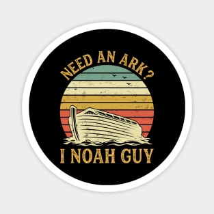 Need An Ark I Noah Guy Vintage Christian Magnet